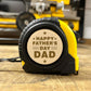 Fathers Day Engraved Tape Measure For Dad DIY Gift For Dad