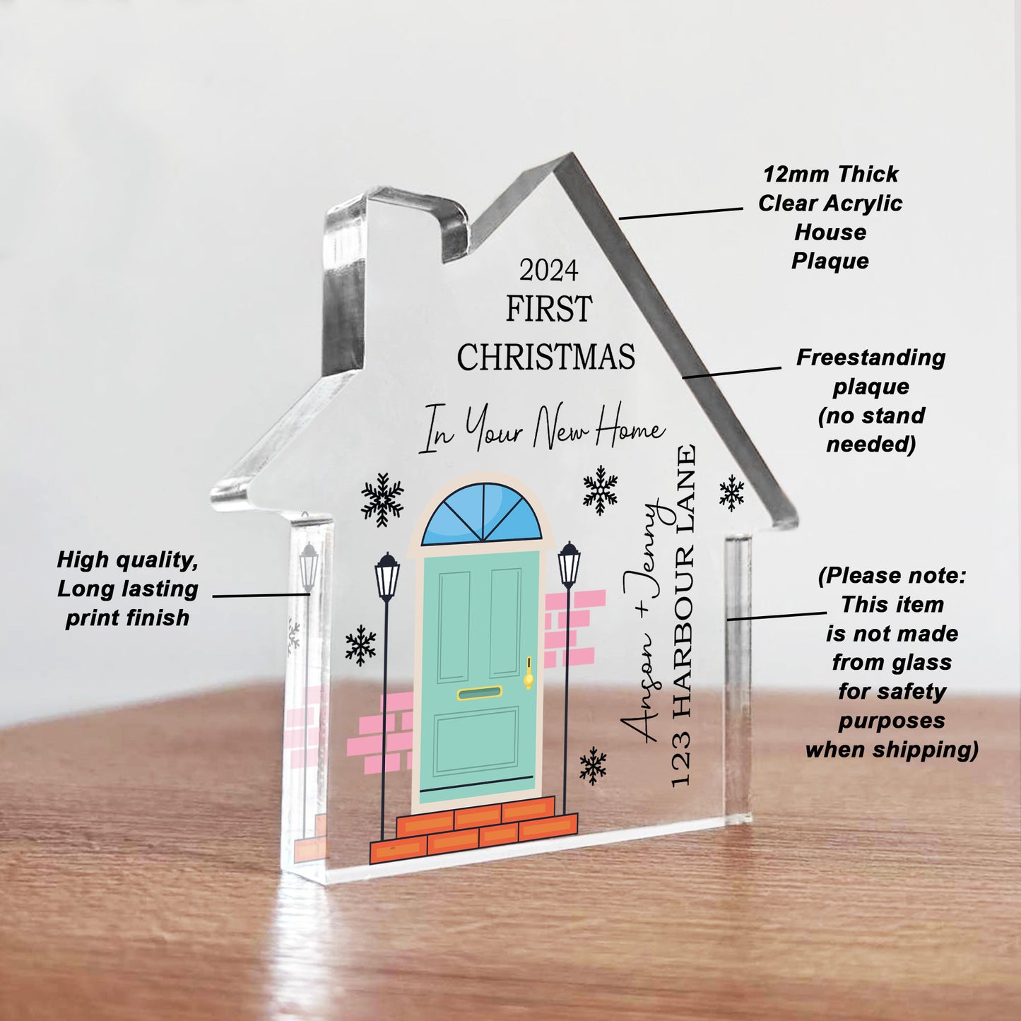 Personalised First Christmas in Your New Home Gifts For Family