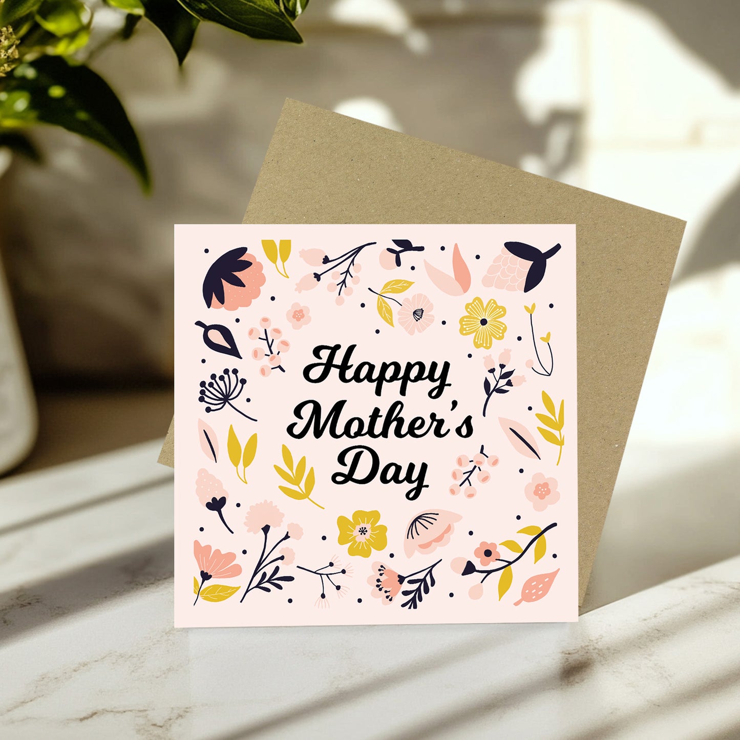 Happy Mothers Day Card Mum Card From Daughter Son Greetings Card
