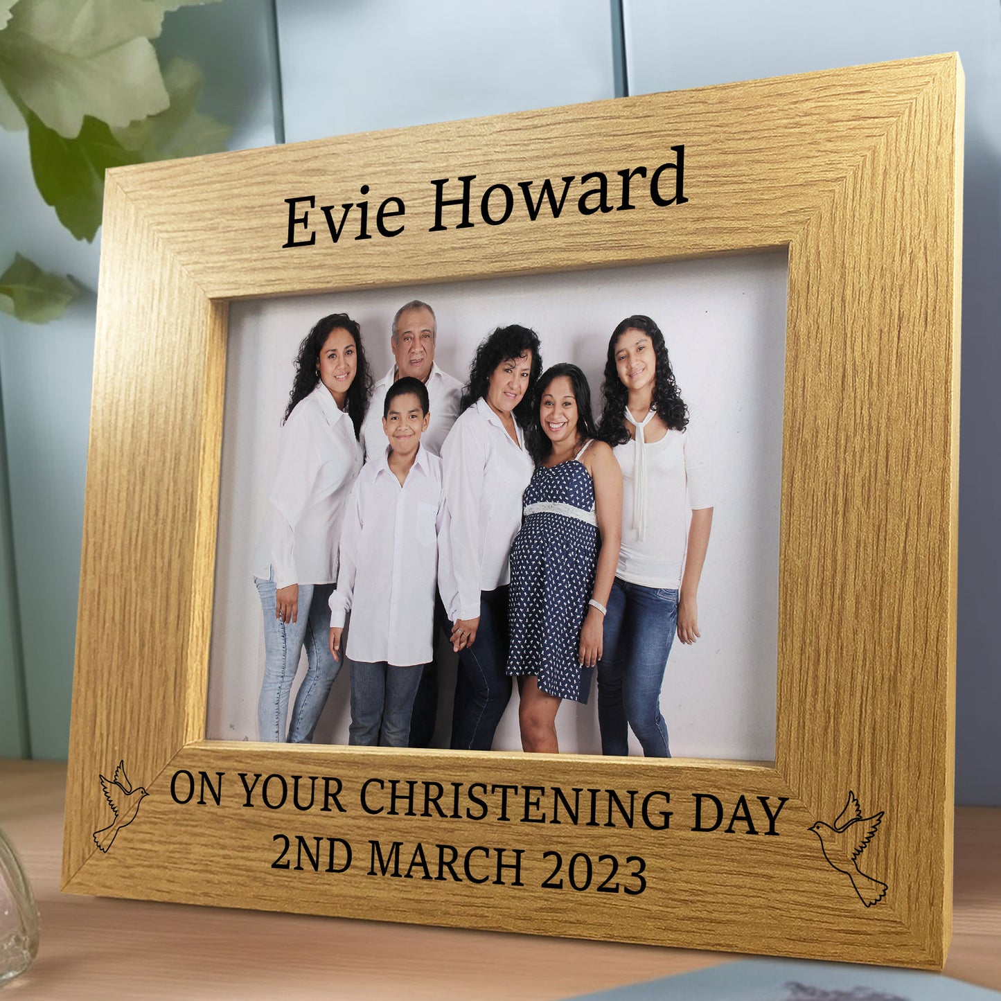 Personalised Christening Gift Photo Frame Gift For Son Daughter
