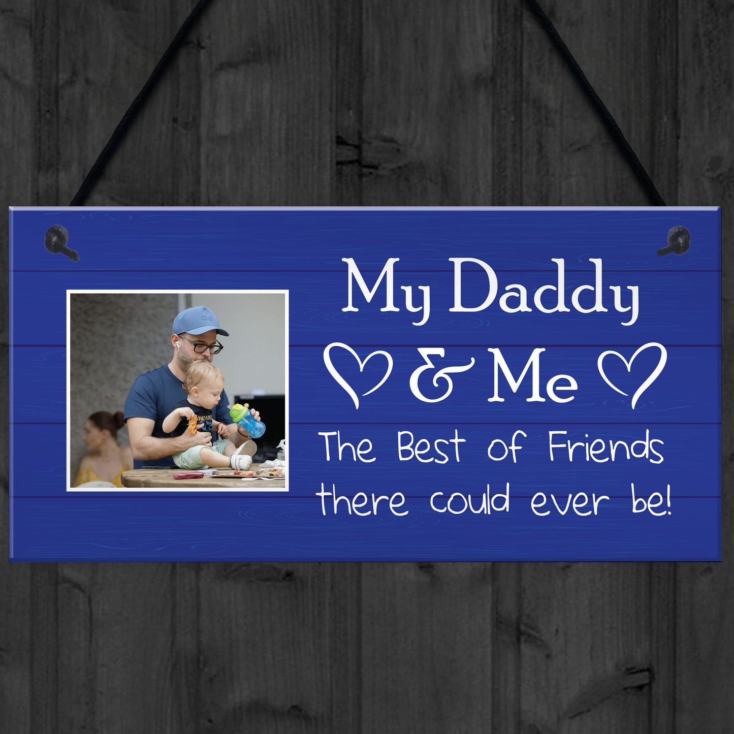 My Daddy And Me Plaque Gift For Daddy For Birthday Christmas