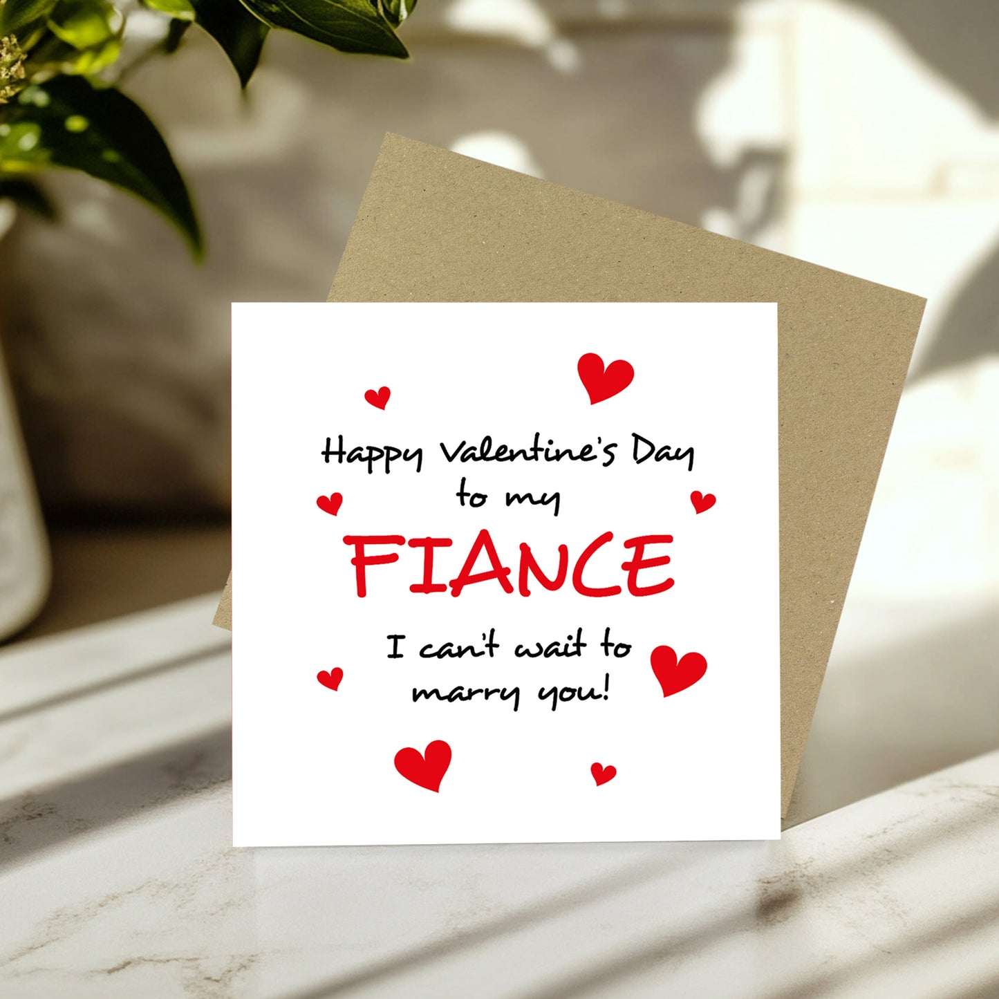 Fiance Valentines Card Valentine's Gifts For Him Fiance Card