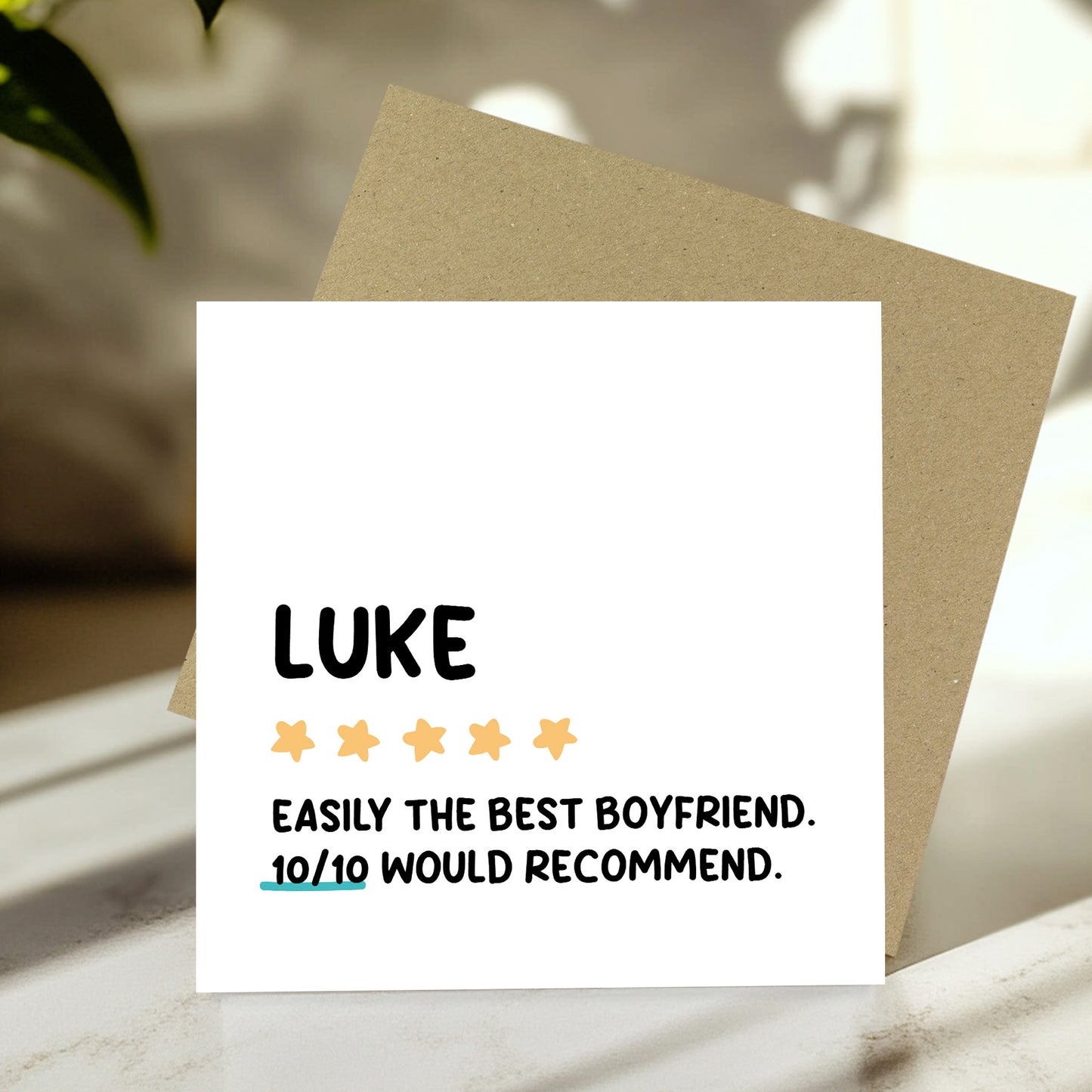 Funny Card For Boyfriend For Birthday Anniversary Personalised