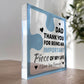 Birthday Gifts for DAD Acrylic Block Puzzle DAD BIRTHDAY GIFT