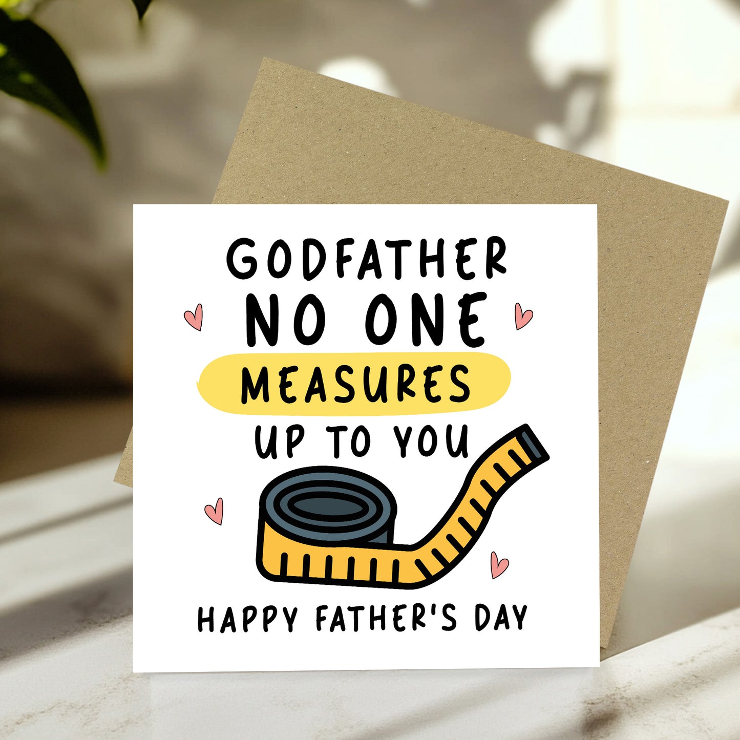 Fathers Day Card For Godfather From Godchildren Godparent