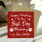 Happy Christmas To The Best Dog Mummy Card From The Dog Puppy