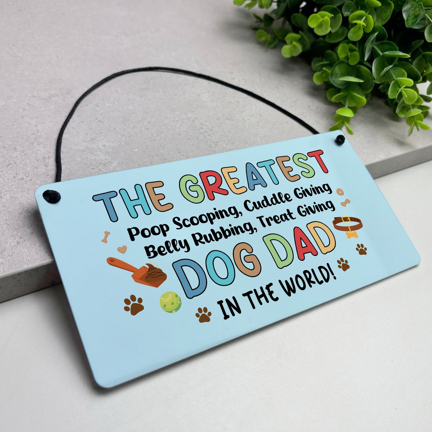 Funny Fathers Day Birthday Gift For The Greatest Dog Dad Gift