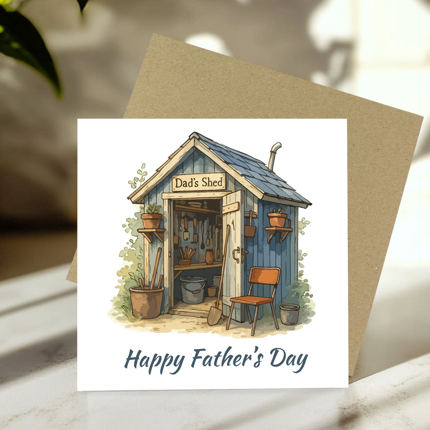 Cute Fathers Day Card For Dad Grandad From Granddaughter