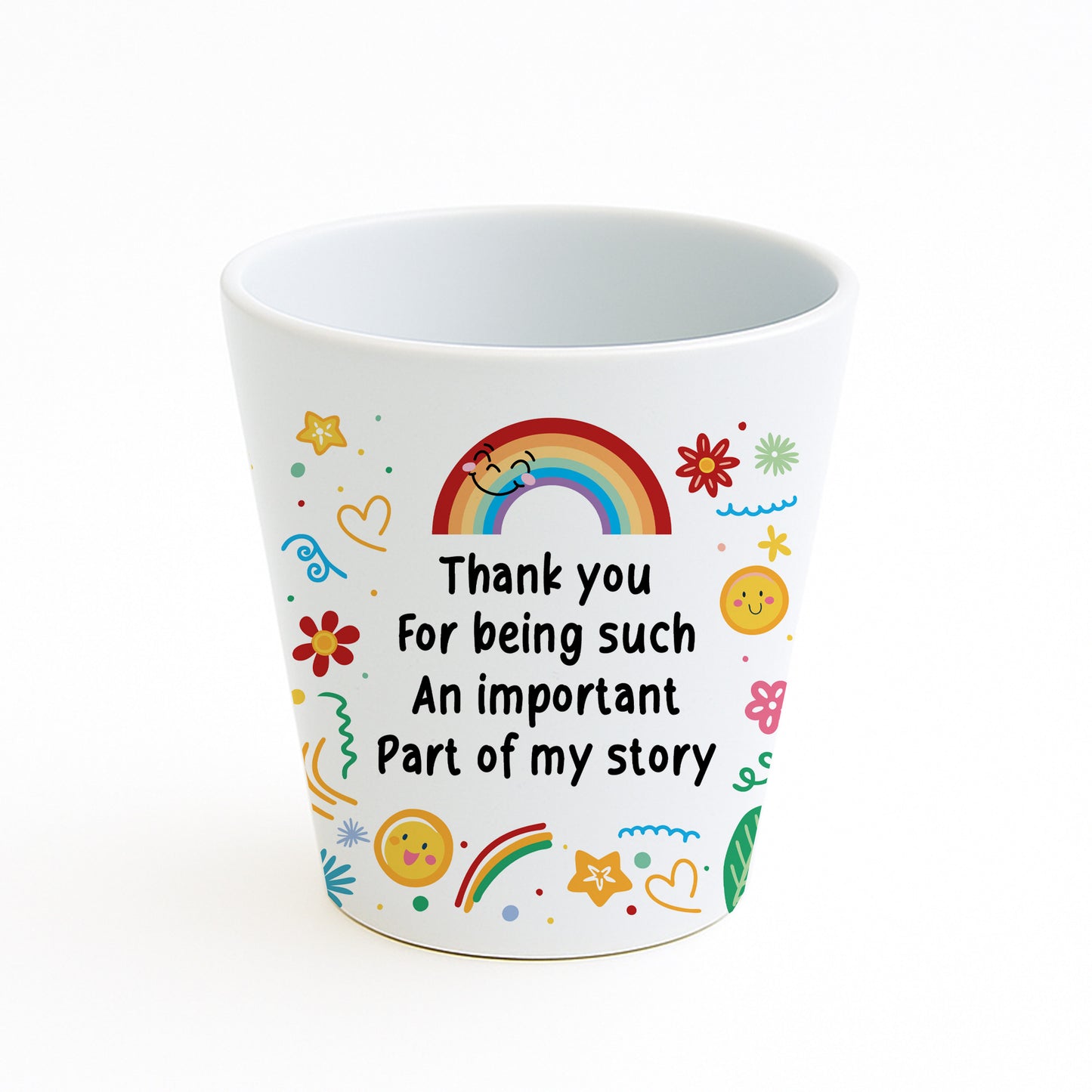 THANK YOU GIFT For Teacher Important Part Of My Story Plant Pot