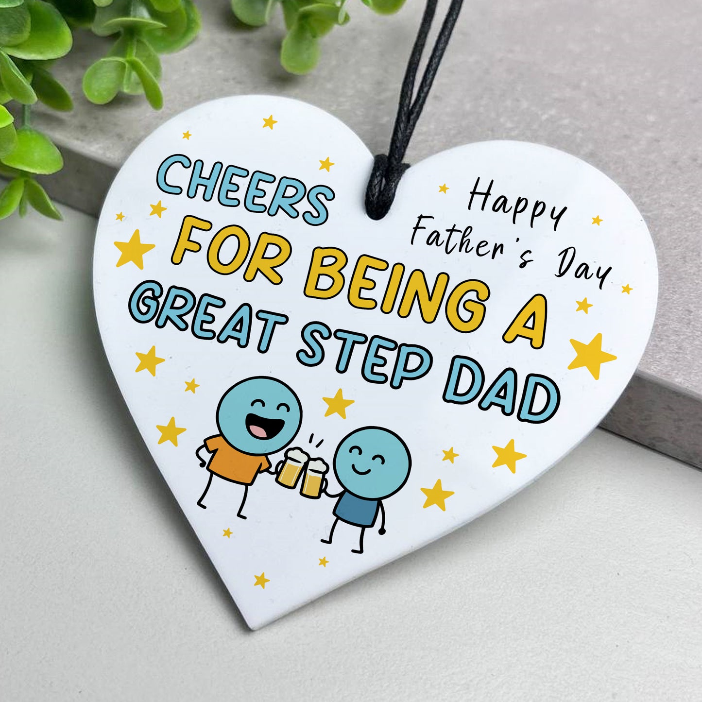 Cheers For Being A Great Step Dad Funny Fathers Day Gift