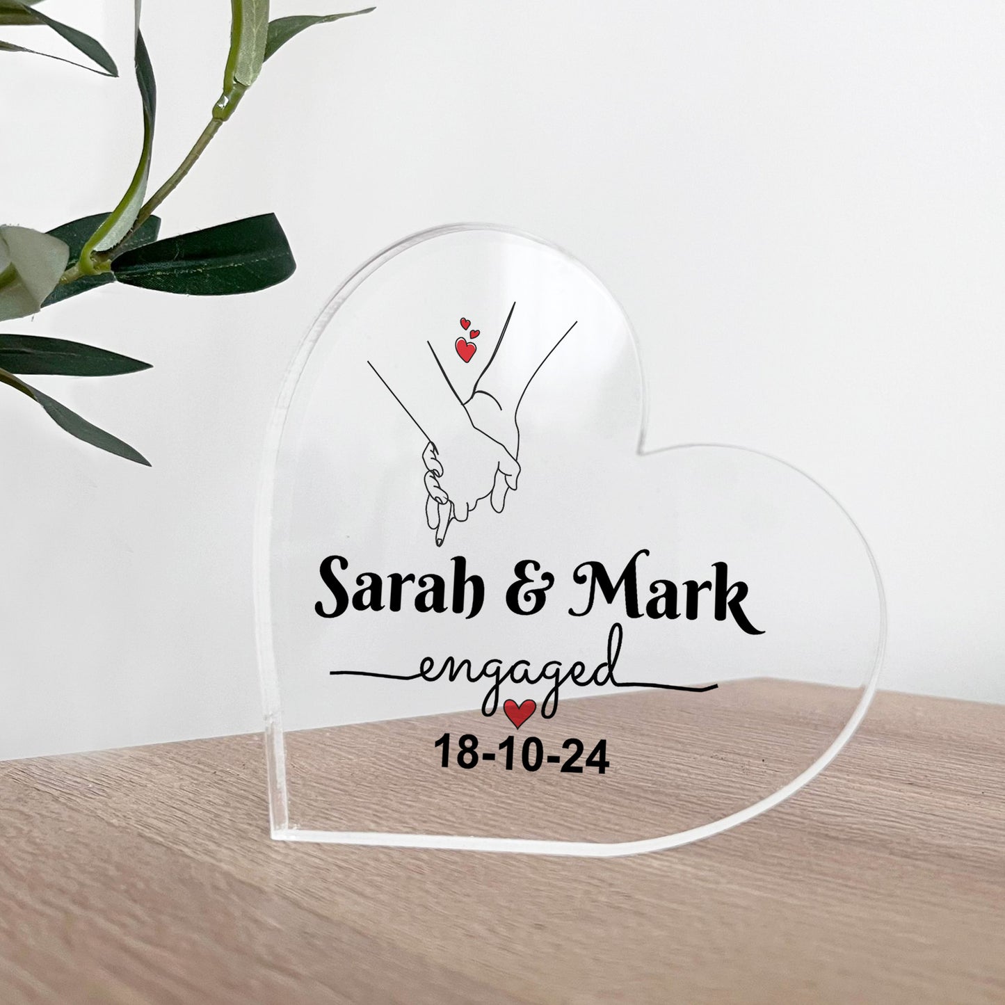 Personalised Engagement Gifts For Couples Congratulations Gift