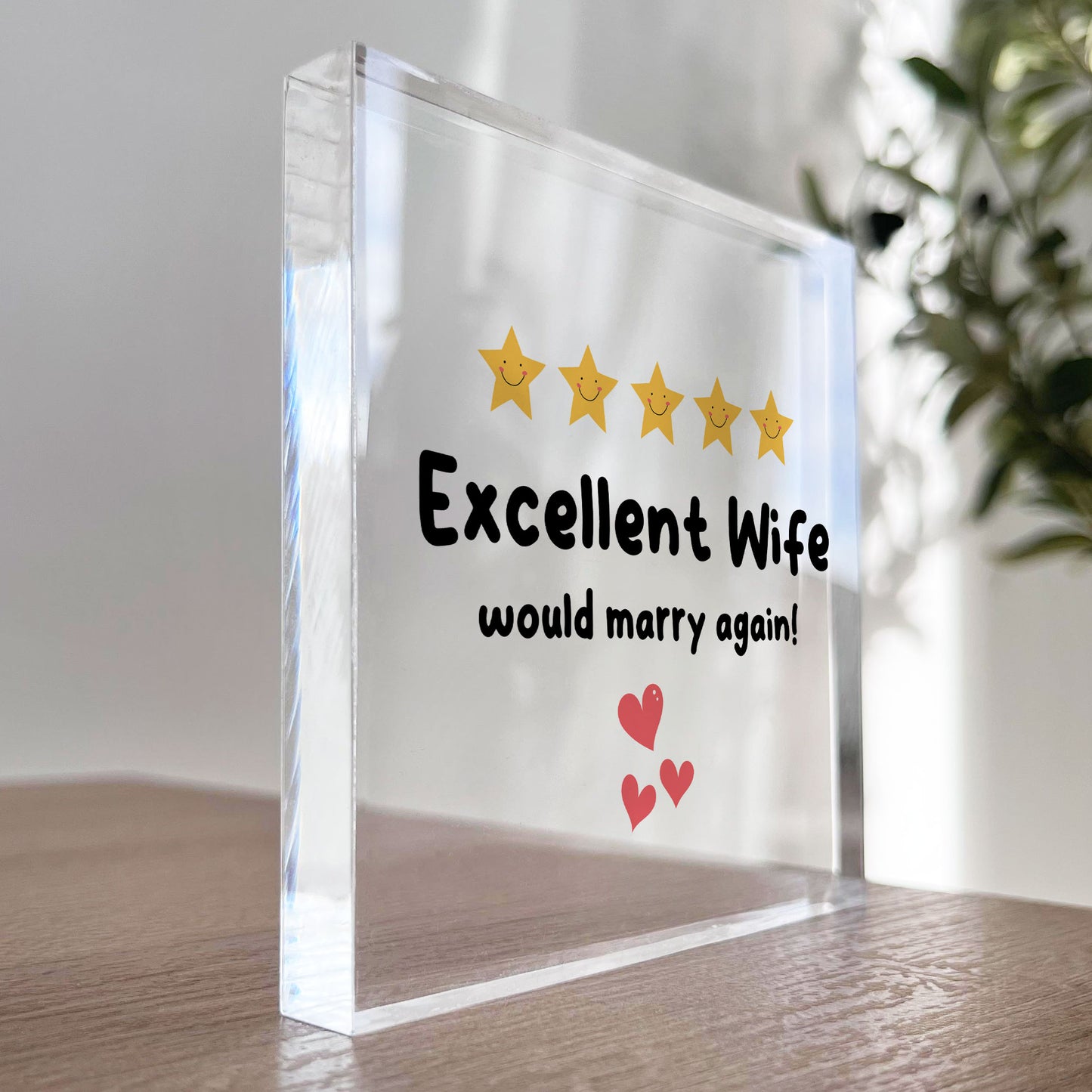 Excellent Wife Card Would Marry Again Funny Gift For Anniversary