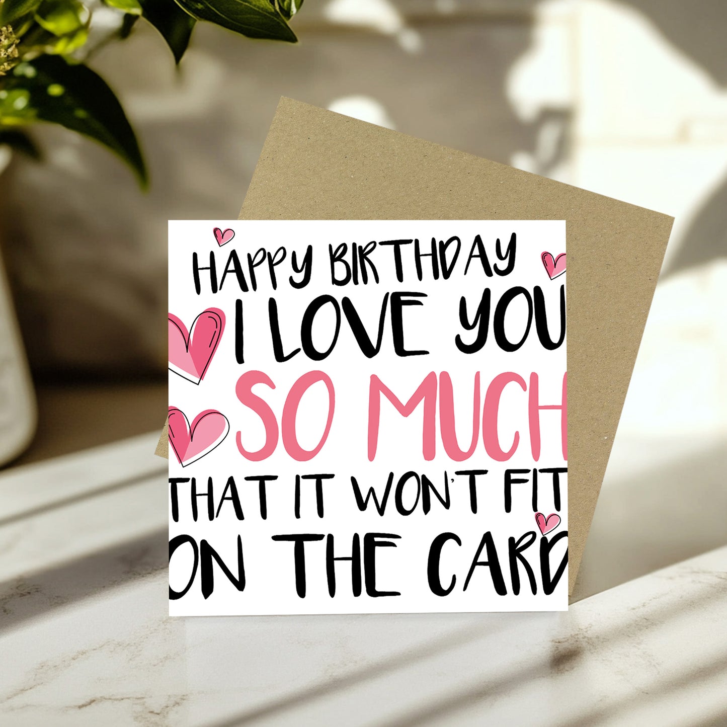 Happy Birthday Card For Her Mum Nan Friend Auntie With Envelope