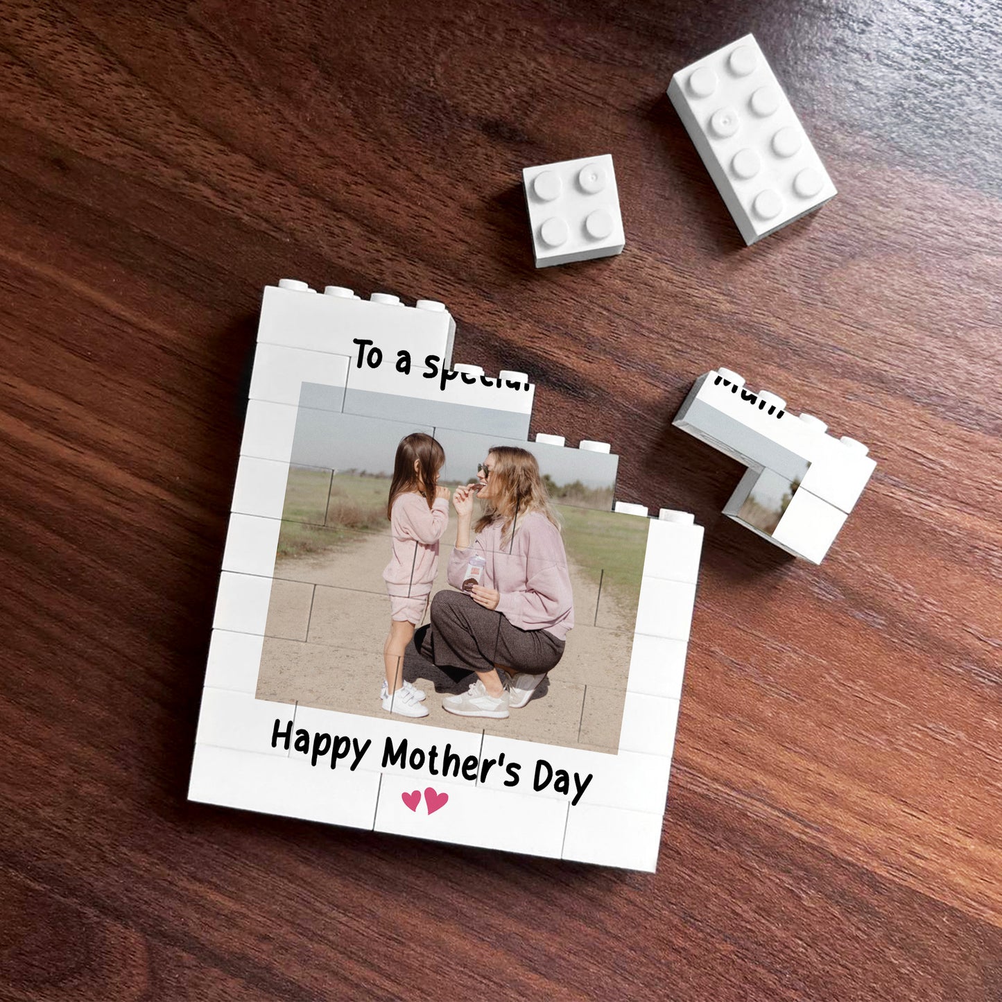 Mothers Day Personalised Photo Gifts For Mum Custom Blocks