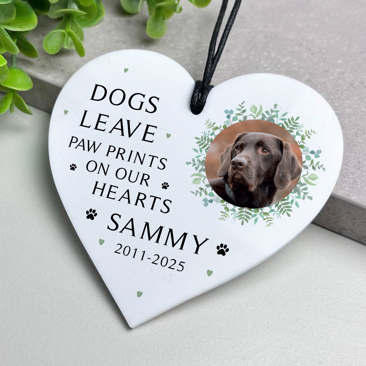 Personalised Dog Memorial Photo Plaque Gift For Dog Lover