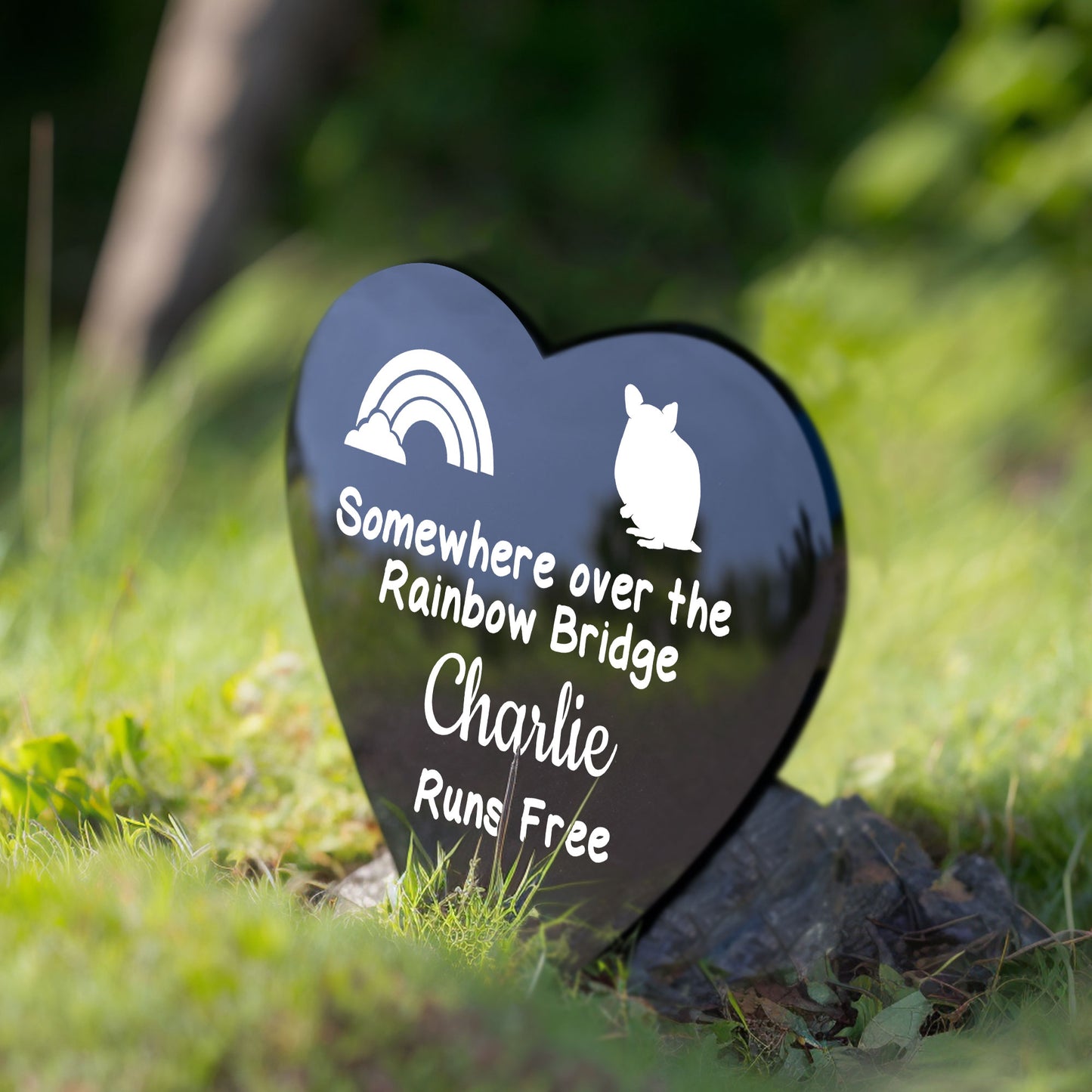 Personalised Gerbil Memorial Plaque Grave Stake Custom Pet Name