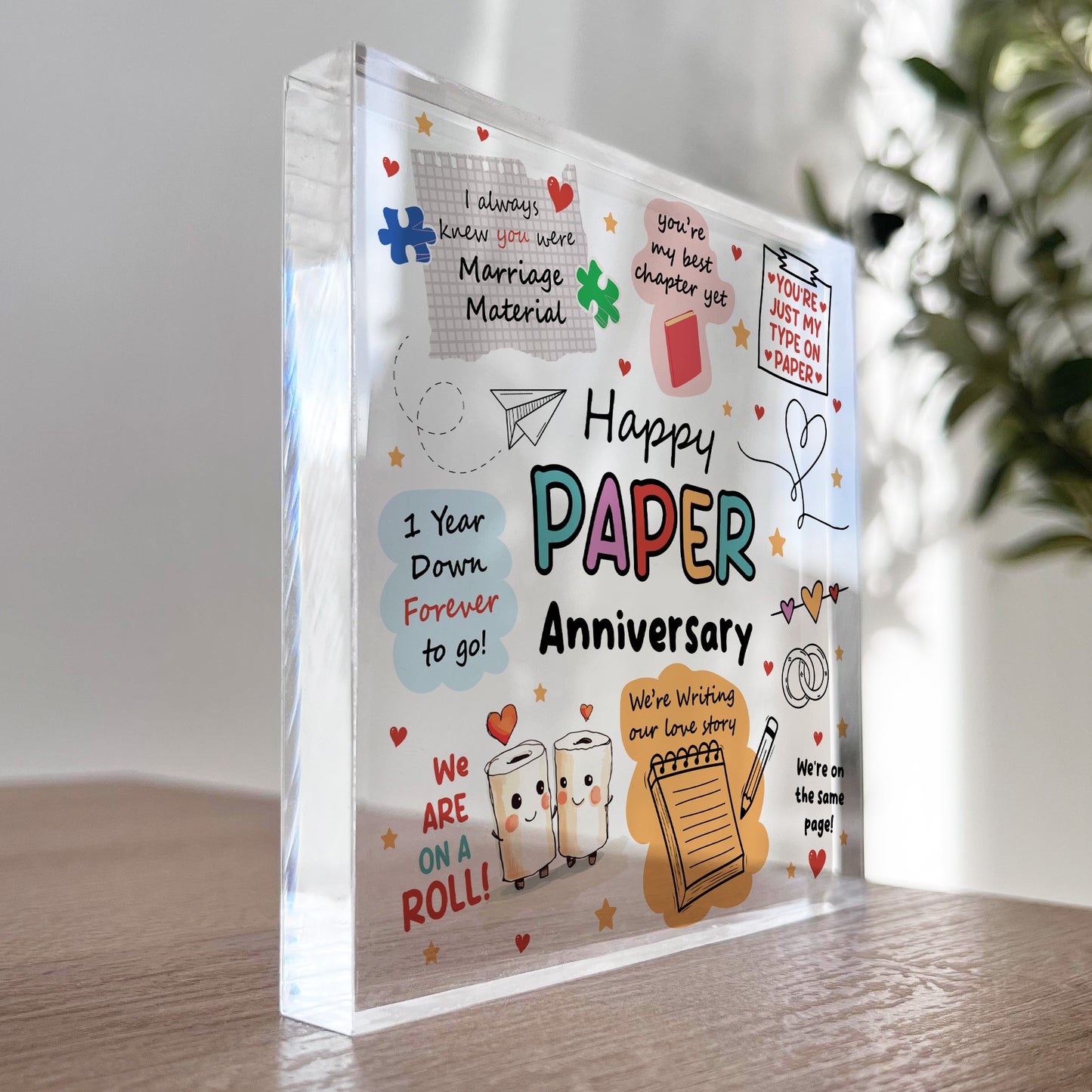 1st Anniversary Gift For Paper Anniversary Gifts For Husband