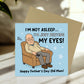Funny Fathers Day Card For Dad Joke Card Old Dad From Daughter