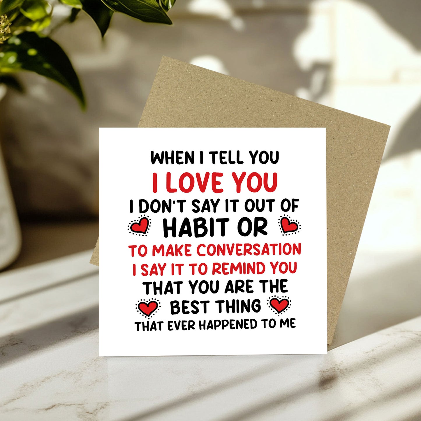 Card For Boyfriend Girlfriend Husband Wife Best Thing