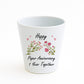 1st Wedding Anniversary Gifts For Wife Couple Gift Plant Pot
