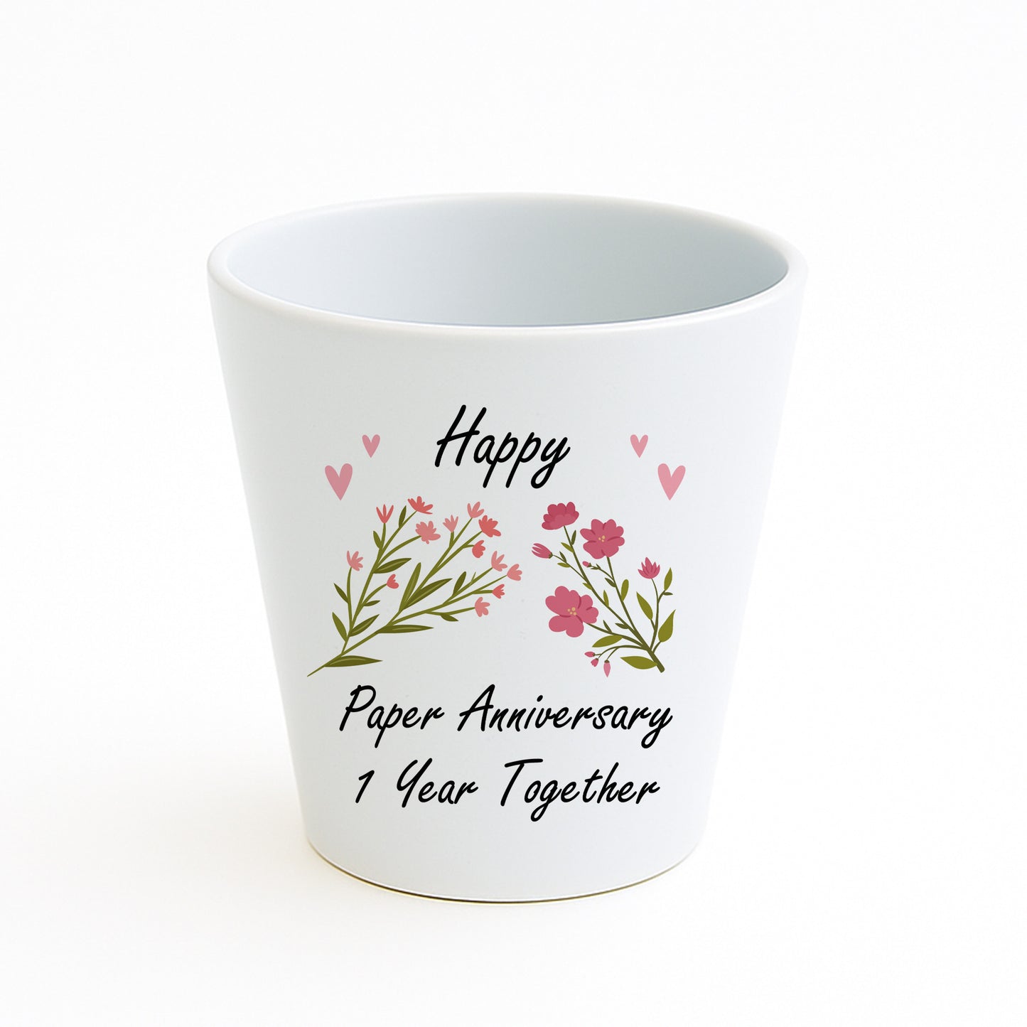 1st Wedding Anniversary Gifts For Wife Couple Gift Plant Pot