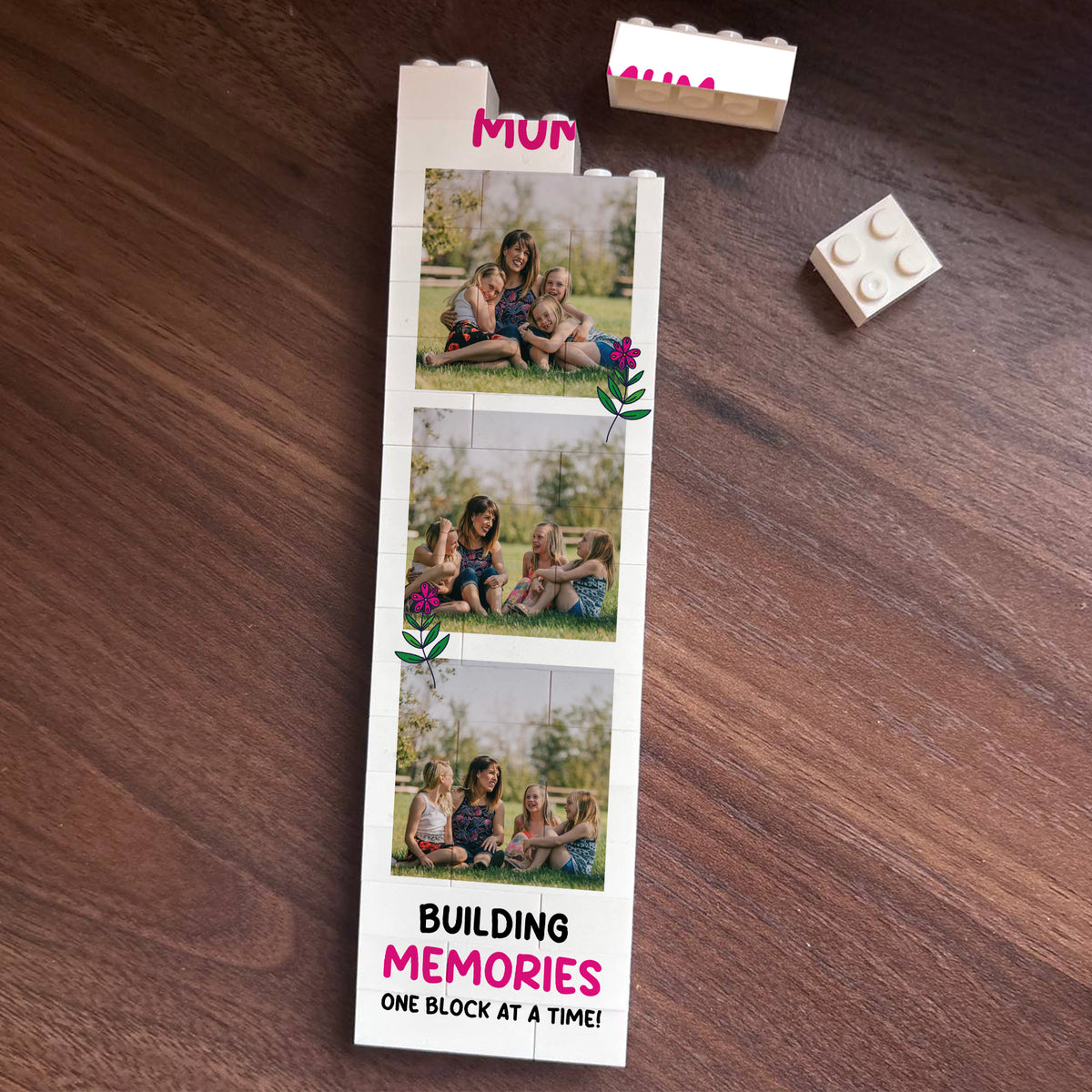 Mothers Day Gift Personalised Mum Gift Puzzle Photo Block