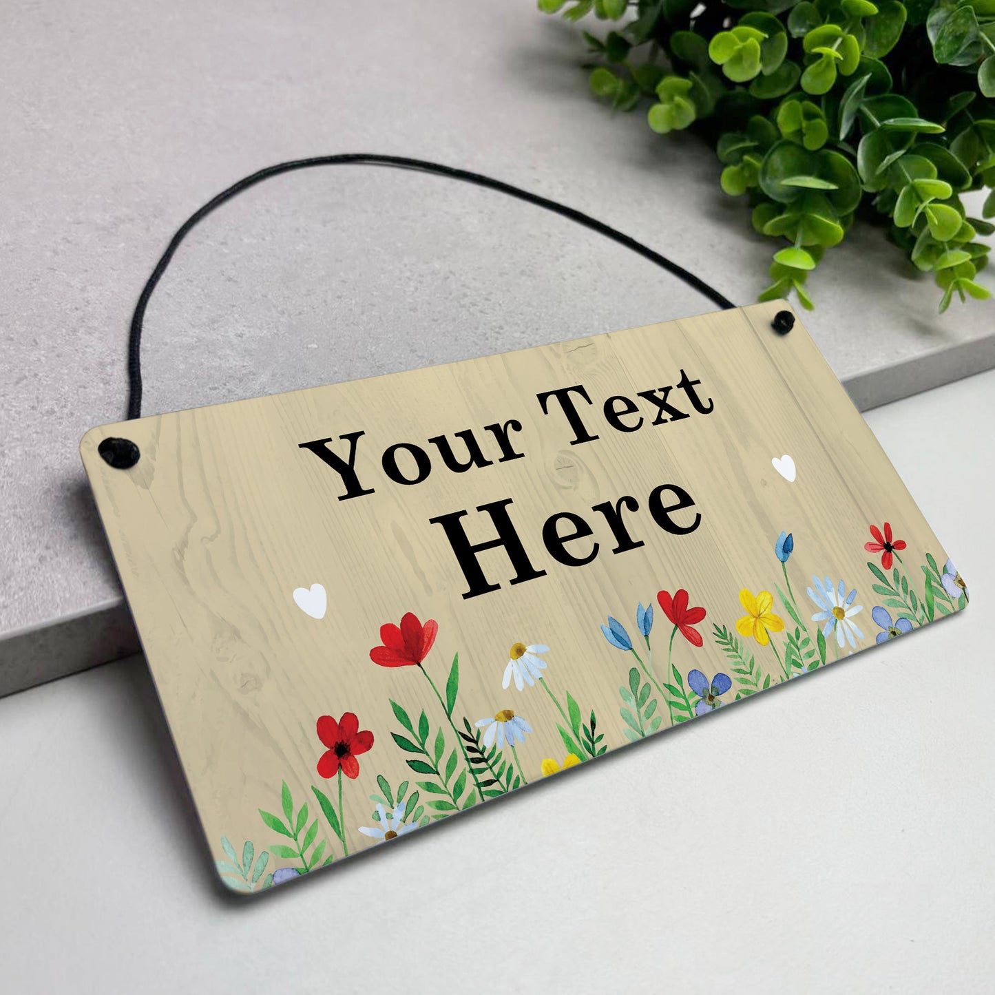 Personalised Garden Plaque for Outside Garden Sign For Outdoor