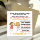 Card For Bestie Birthday With Kraft Envelope Birthday Card