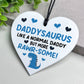 Funny Daddy Gifts Daddysaurus Plaque From Daughter Son Birthday