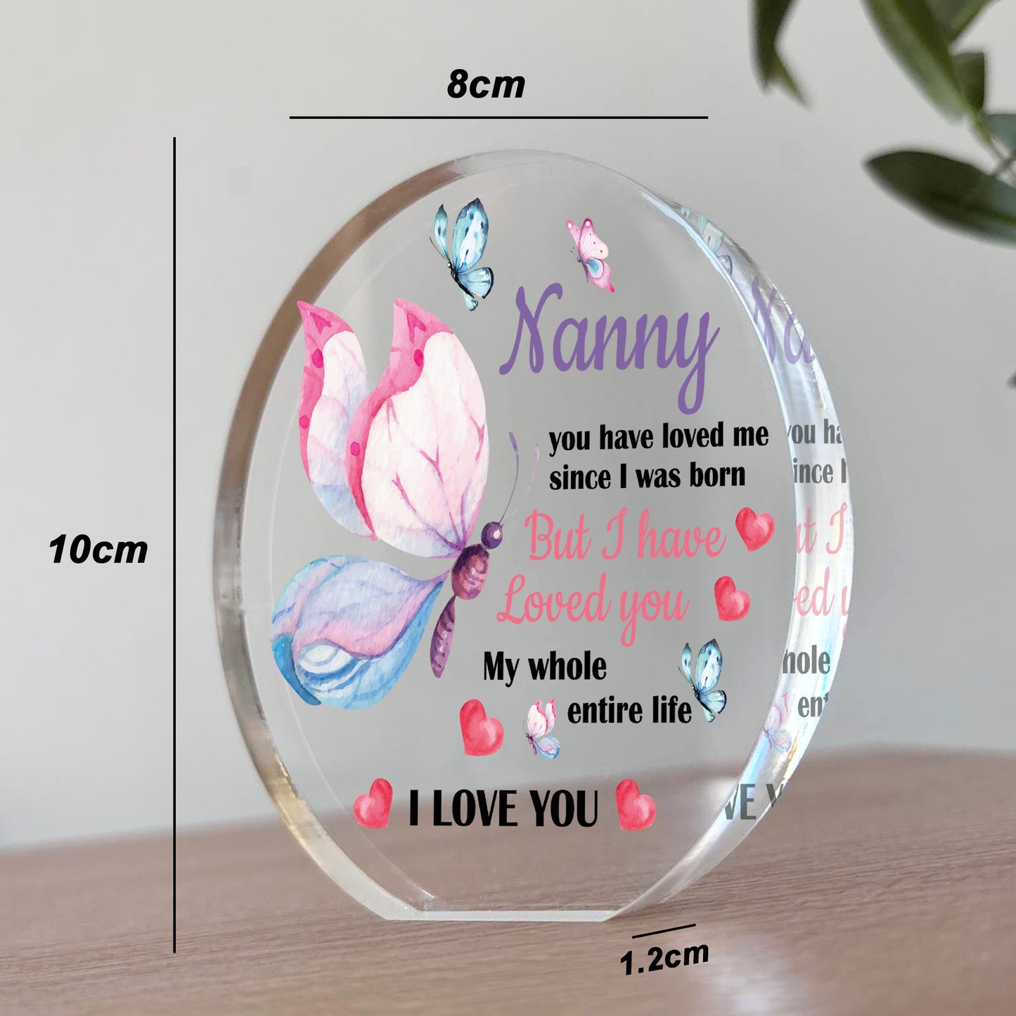 Nanny Gift Unique Gifts for Nanny Birthday Christmas Gift Plaque