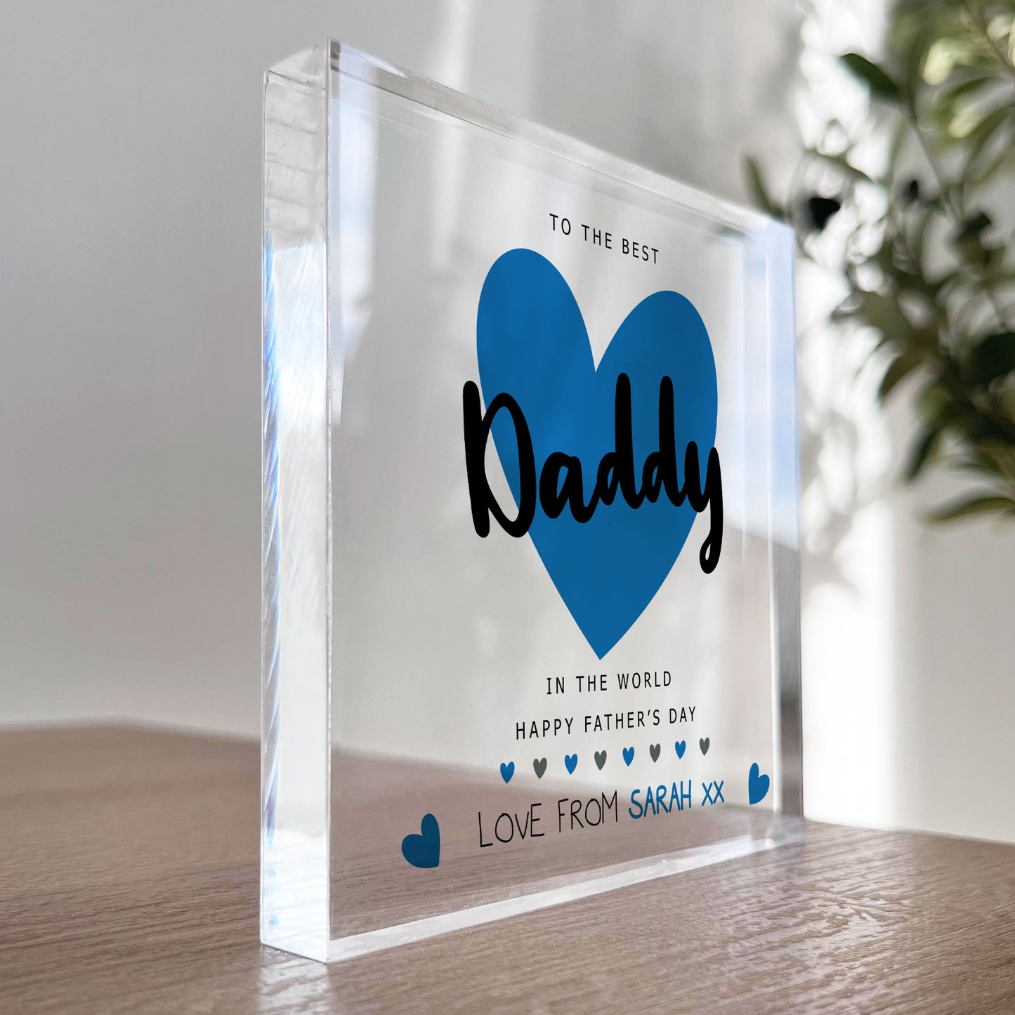 Gift For Best Daddy In The World For Fathers Day Personalised