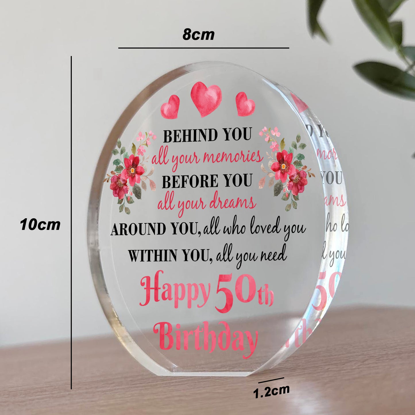 Novelty 50th Birthday Gifts For Mum Auntie Sister Friend Inspira