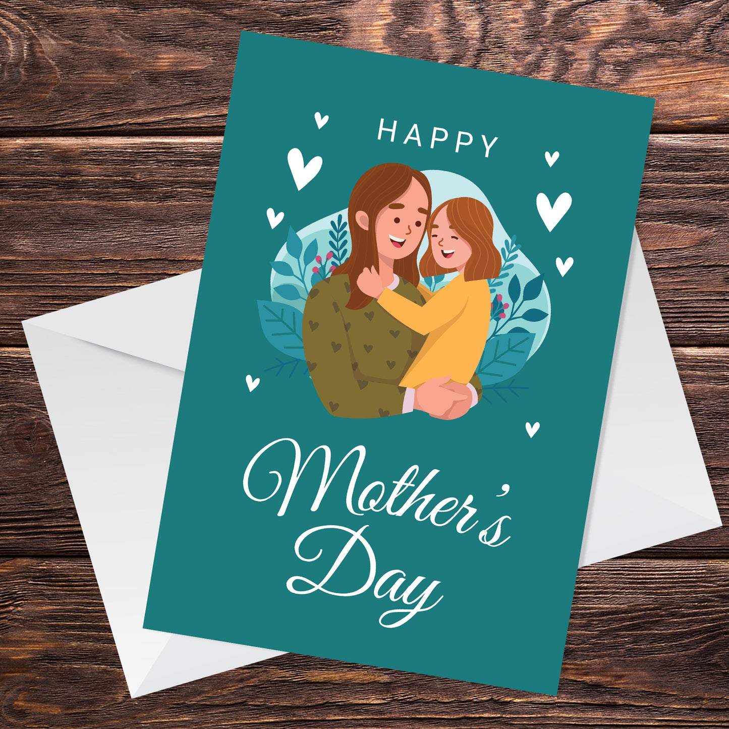 Happy Mothers Day Card For Mum From Daughter Cute Mothers Day