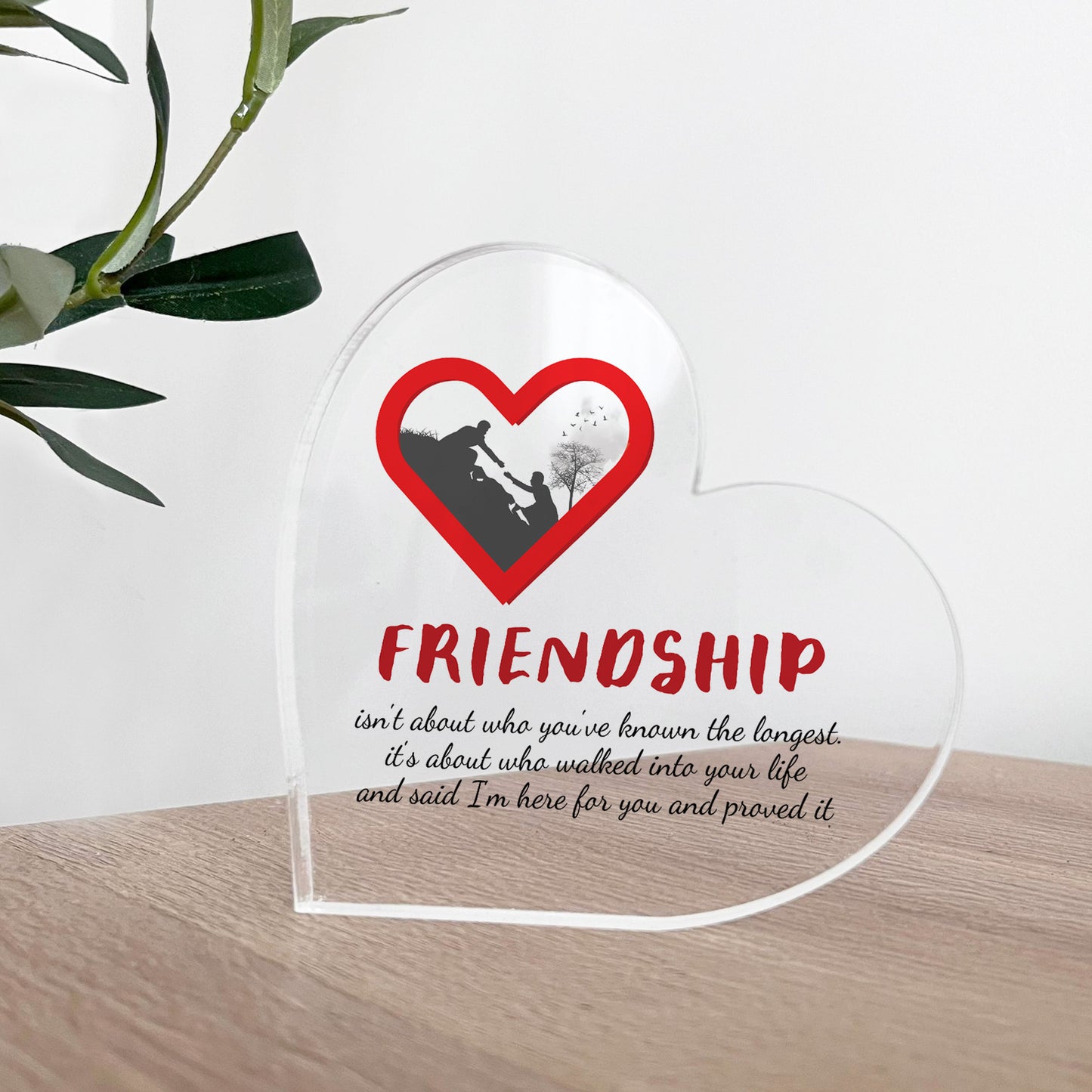 Thank You Gift For Best Friend Gift Standing Plaque FRIENDSHIP