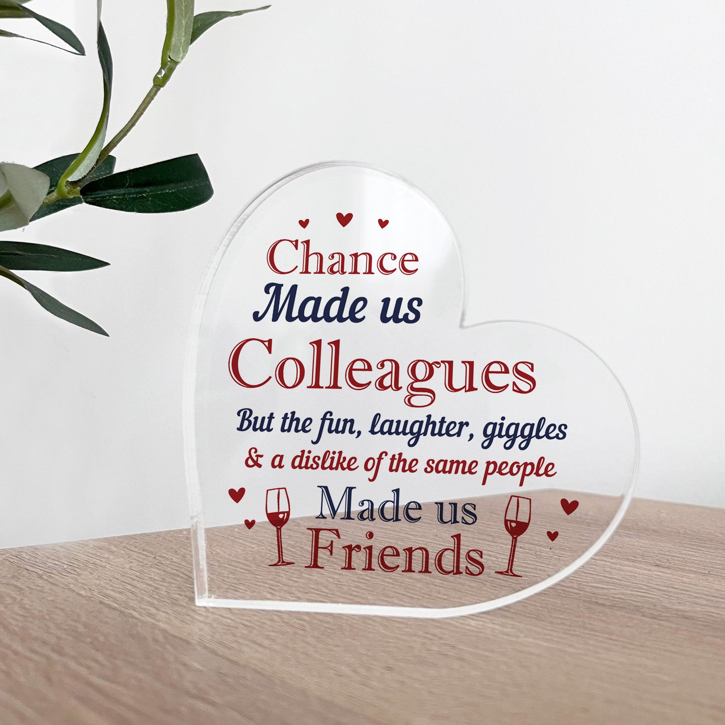 Gift For Colleague For Biirthday Christmas Acrylic Plaque Funny