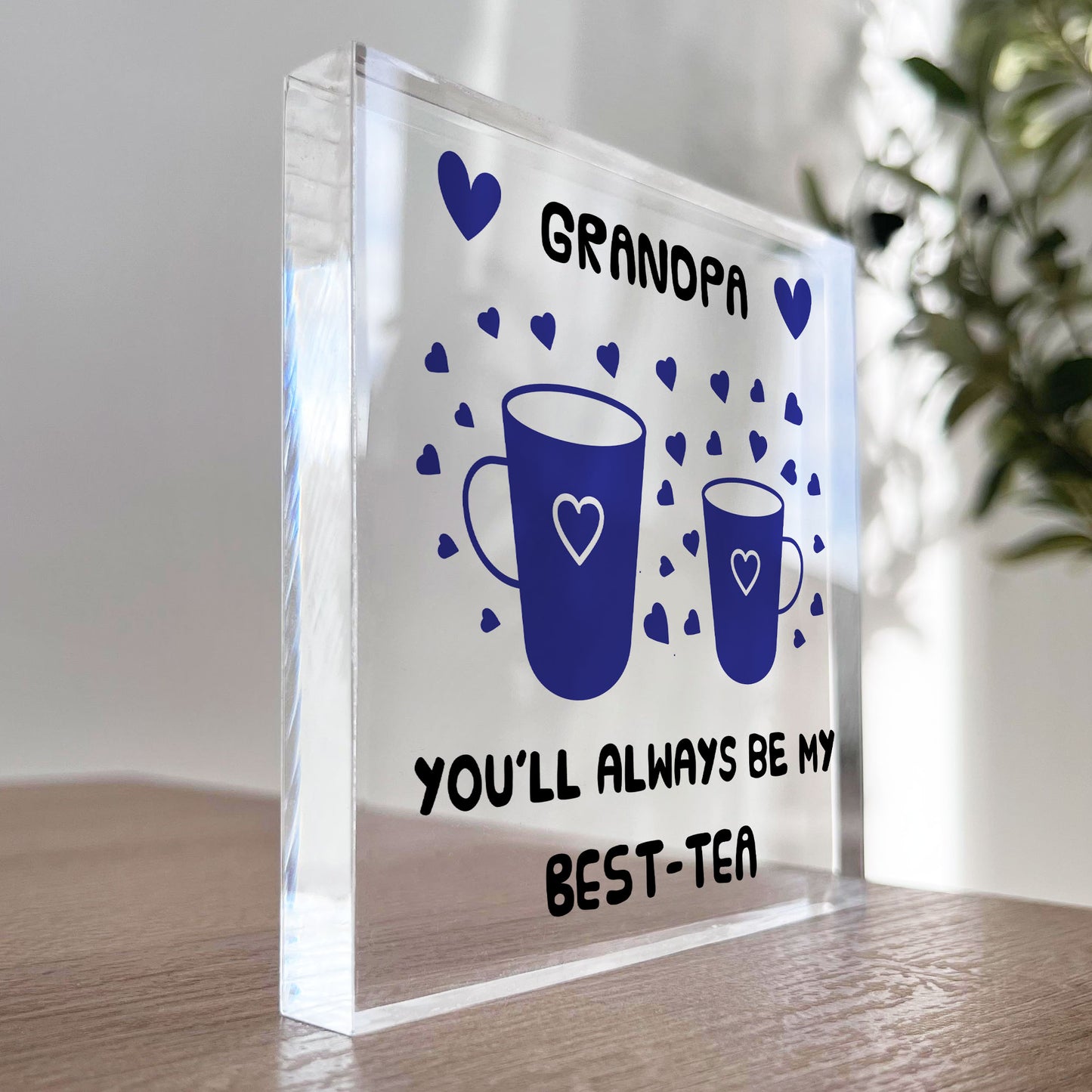 Grandpa Gifts From Grandchildren Acrylic Freestanding Block
