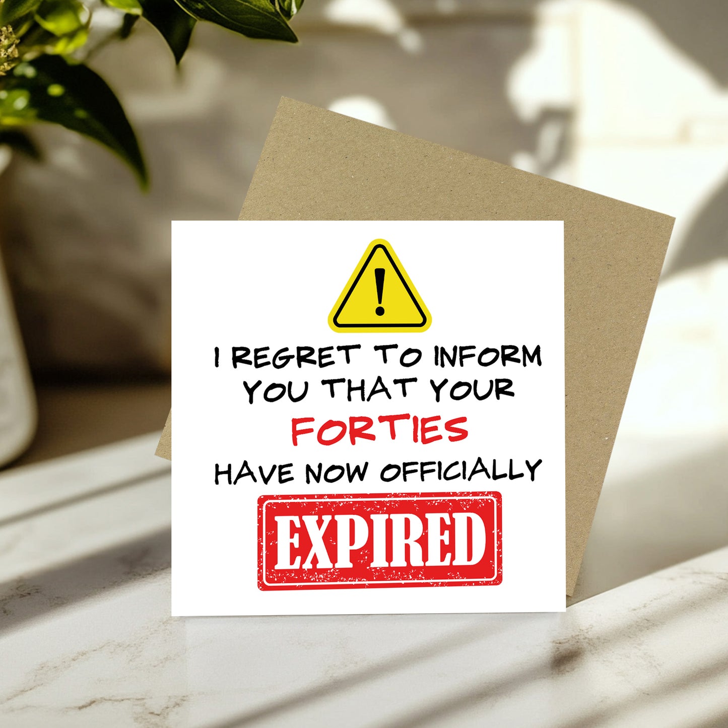 Funny 50th Birthday Cards for Men Women Fourties Have Expired