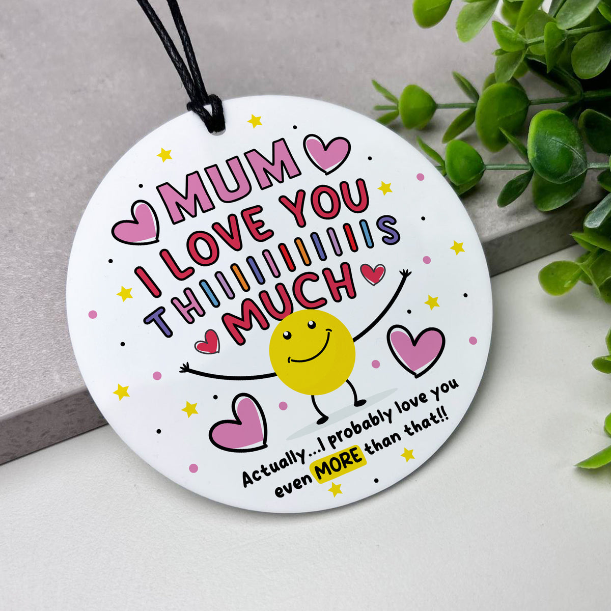 Gift For Best Mum I Love You This Much Mum Birthday Gift