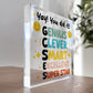 YOU DID IT Congratulations Gift For Daughter Son Acrylic Block