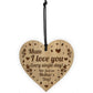 Special Mothers Day Gift Wood Heart Floral Gift For Mum