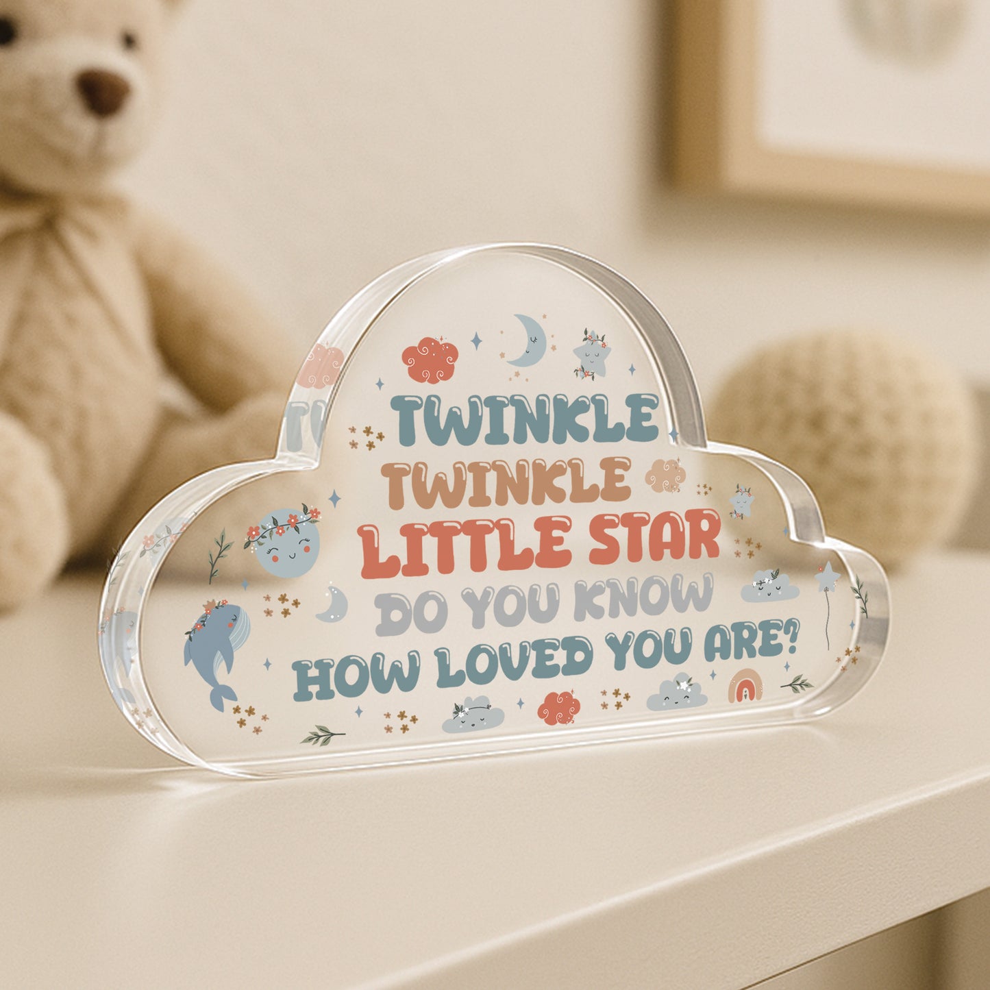 Gift For Baby Girl Baby Shower Gift Loved You Are Cloud