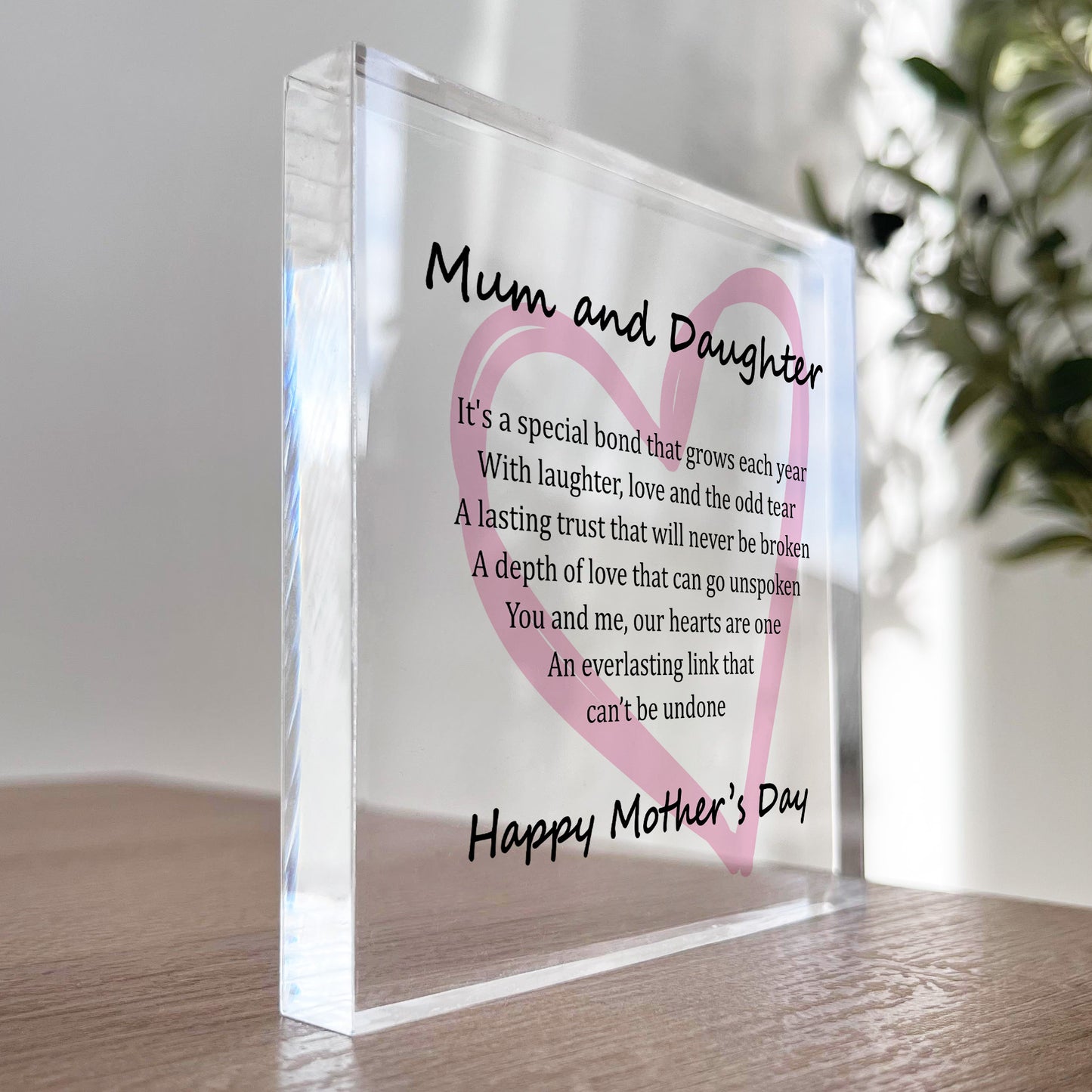Mother & Daughter Gift Mum Gift From Daughter Mum Gift