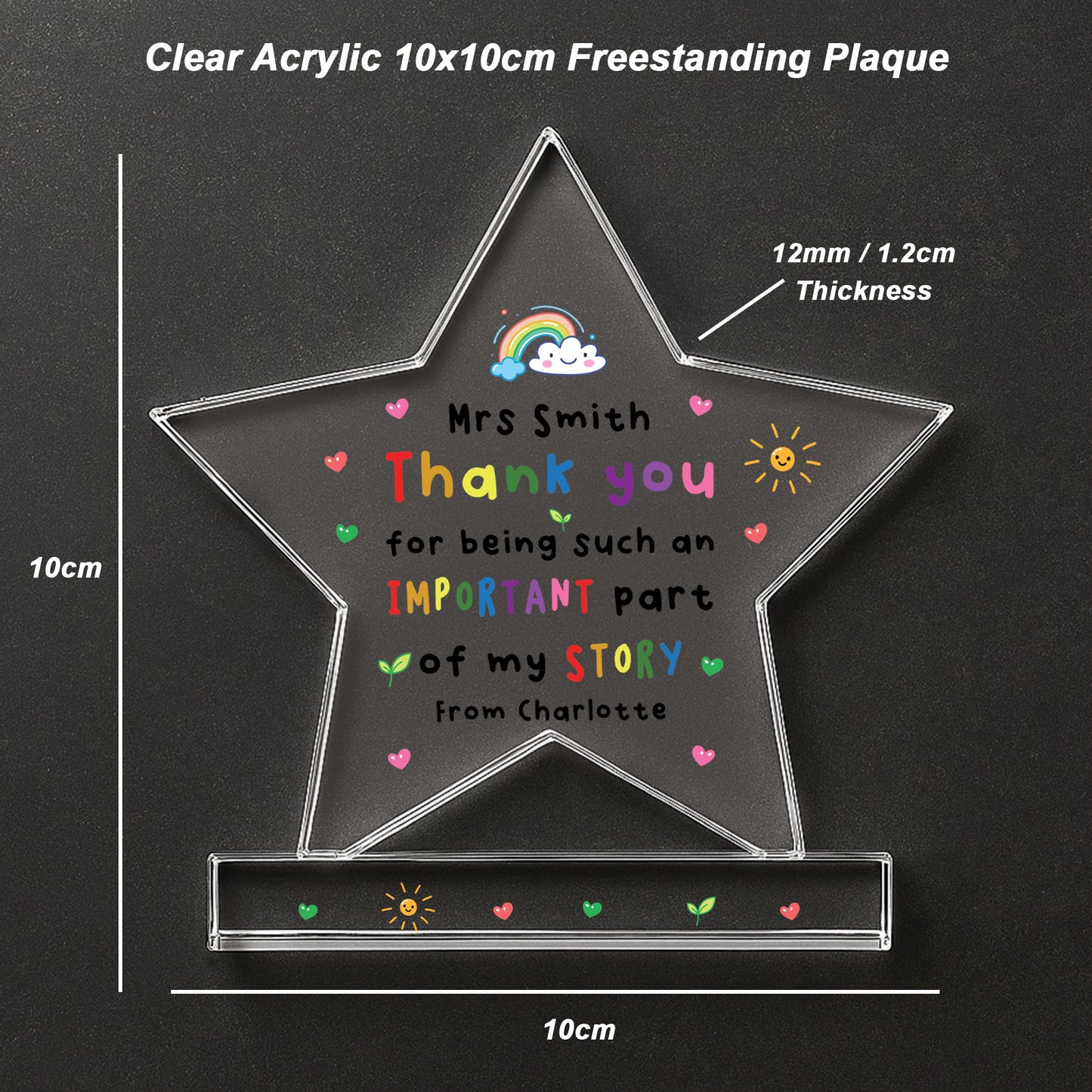 PERSONALISED Thank You Gift For Teacher Assistant Keyworker