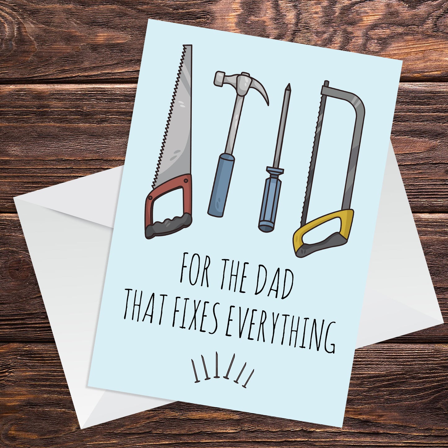 Funny Card For Dad Fathers Day Card With Envelope Dad Card
