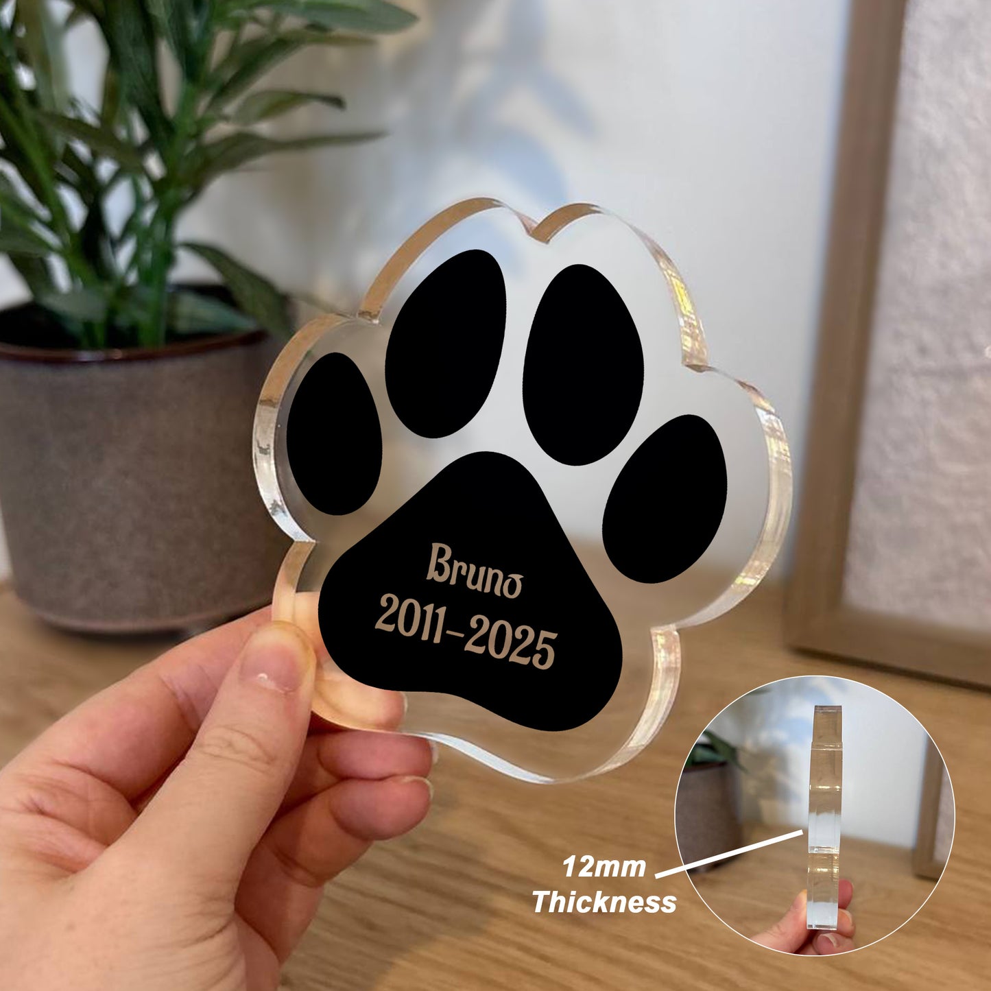 Dog Memorial Plaque Personalised Any Name Date Memorial Plaque
