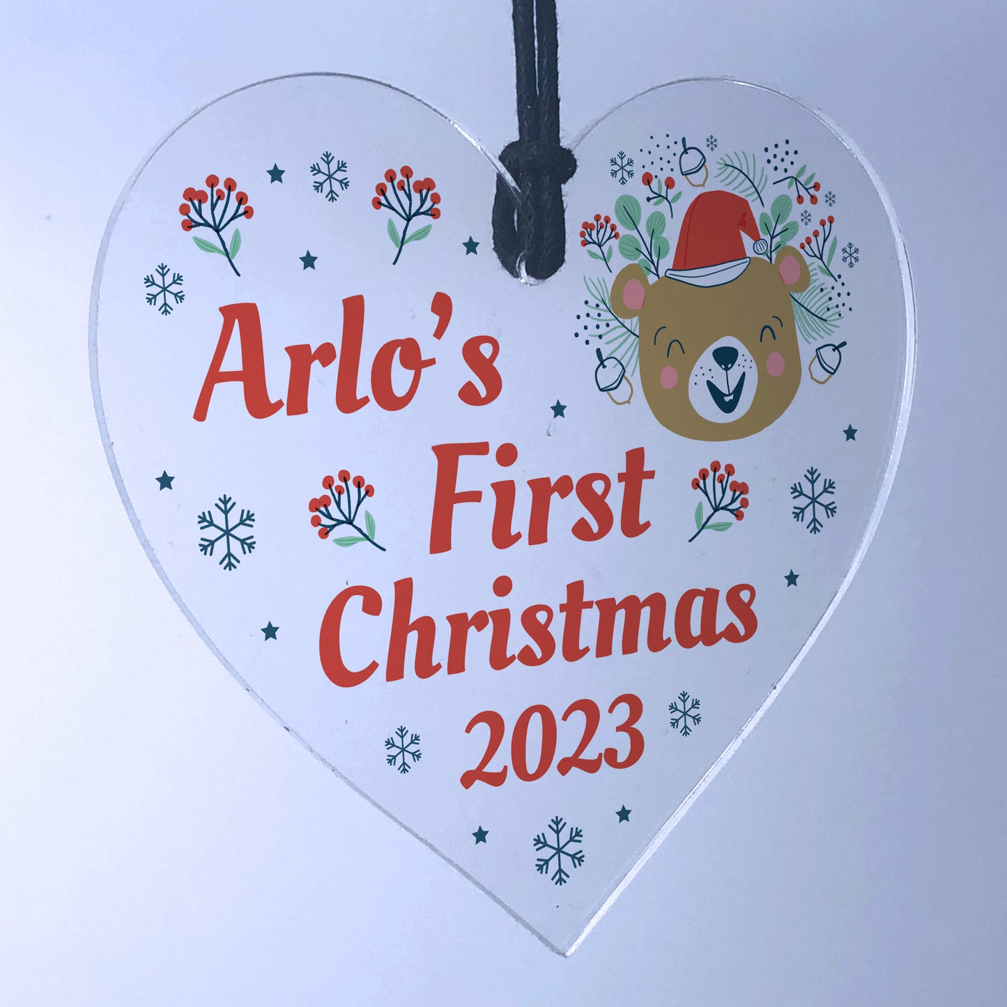 Personalised Baby First Christmas Bauble Child 1st Christmas