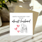 Fiance Valentine Card, Funny Almost Husband Valentines Card