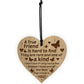 True Friendship Sign Best Friend Plaque Shabby Chic Heart