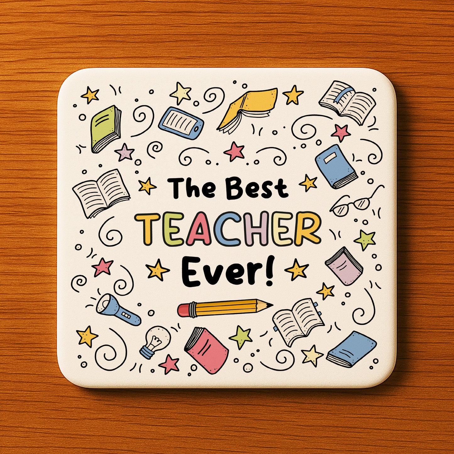 Teacher Gifts For Women Men Best TEACHER Gift Teacher Coaster