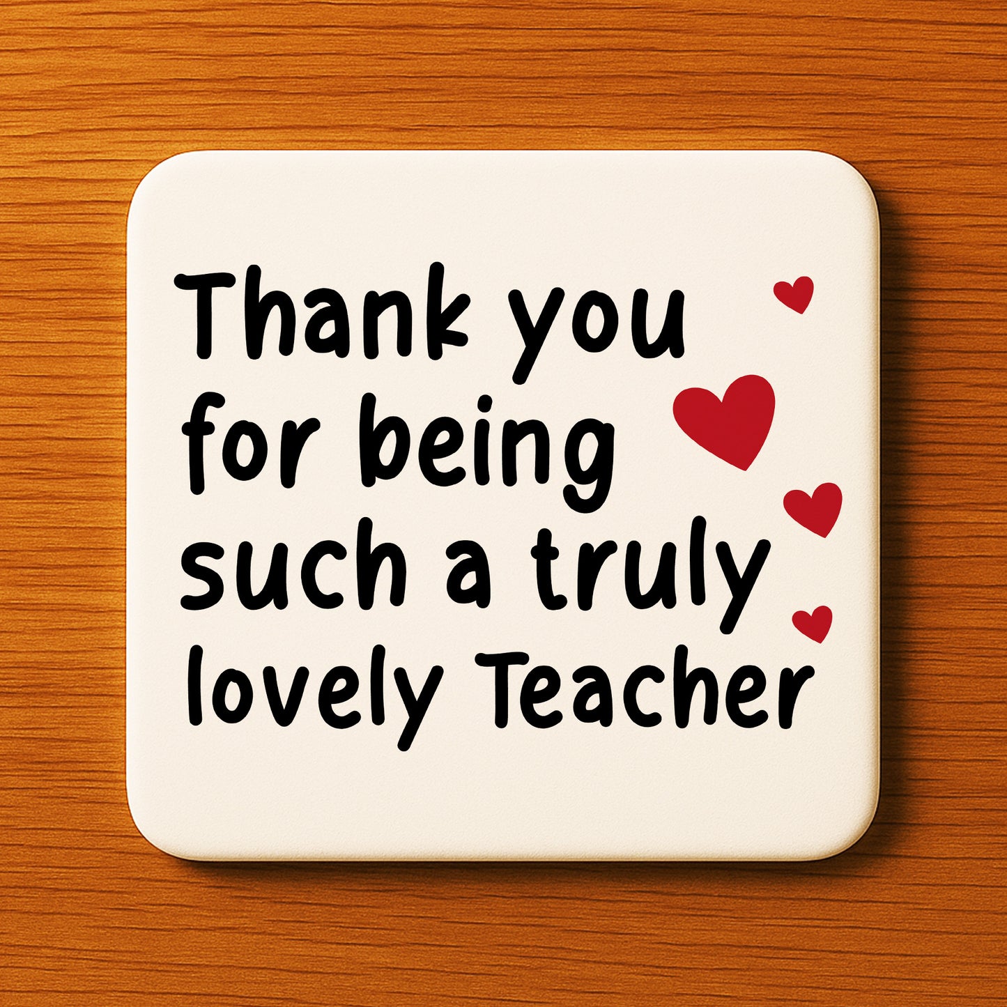 Teacher Gift Teacher Coaster Truly Lovely Teacher Appreciation